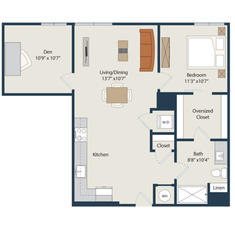 A16.Den floor plan
