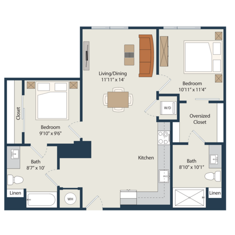 B1.U floor plan
