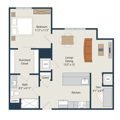 A11.Den floor plan