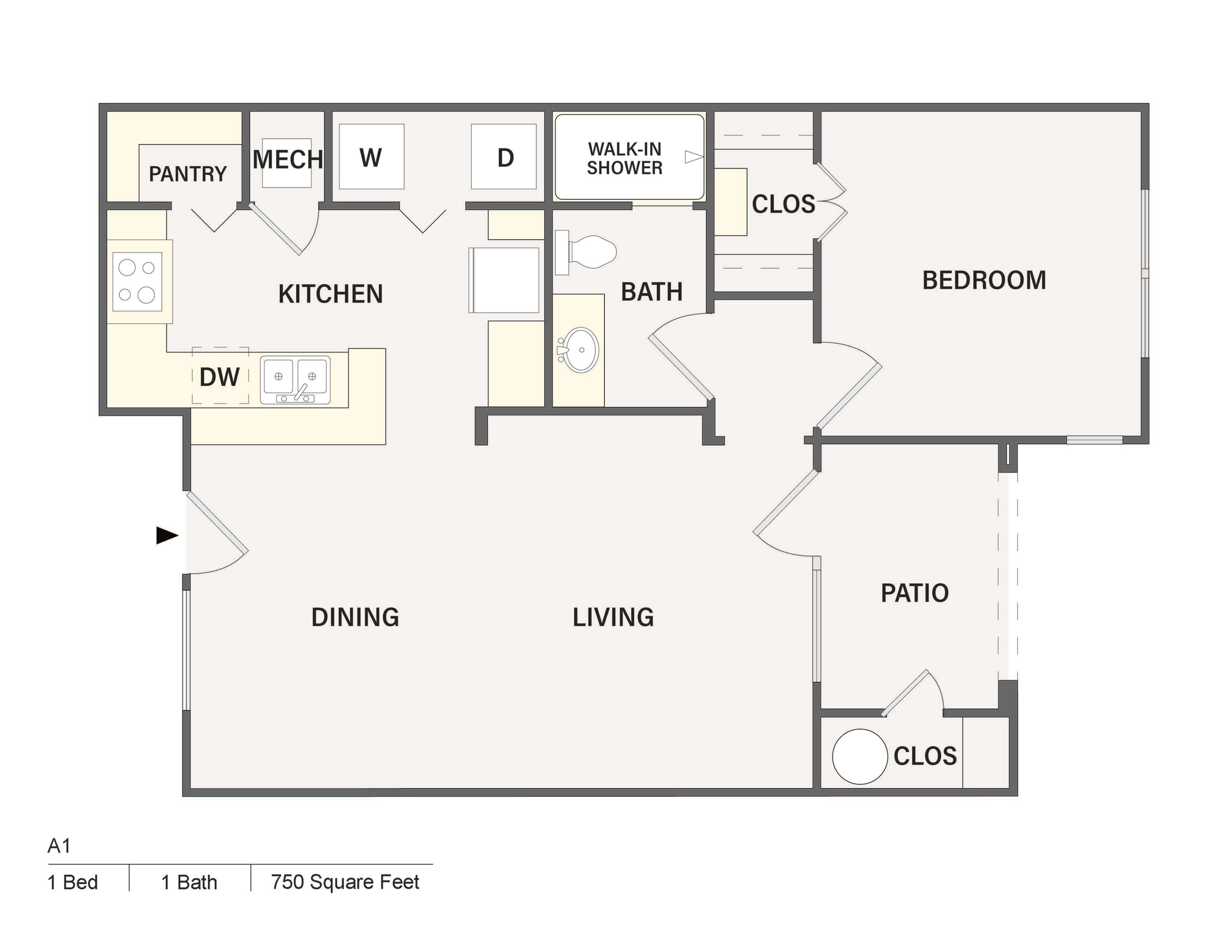 A1 floor plan