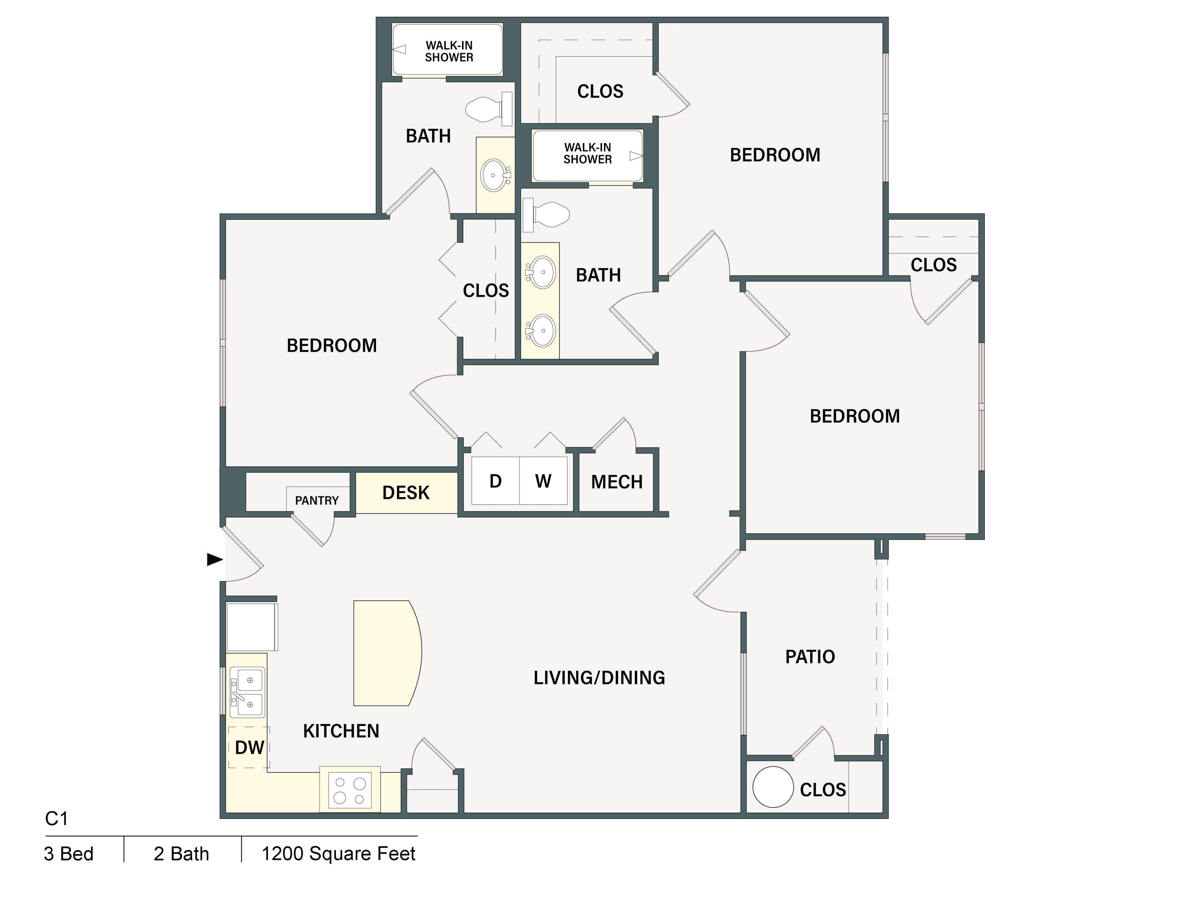 C1 floor plan