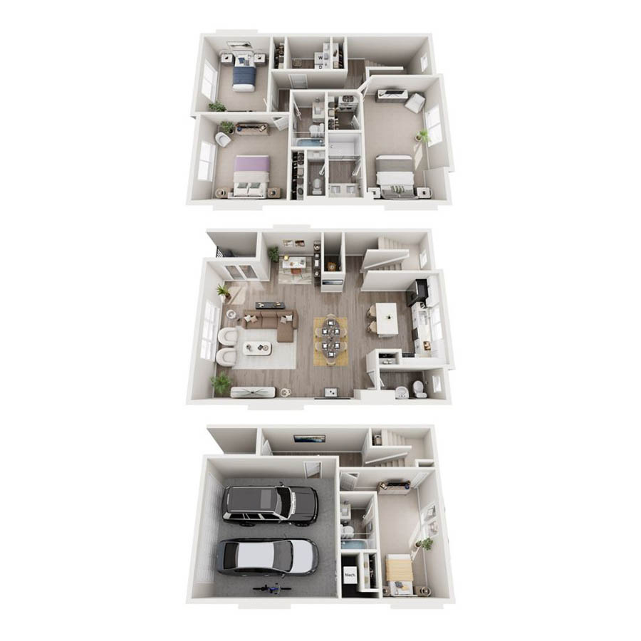 D floor plan