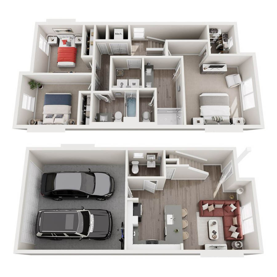 B floor plan