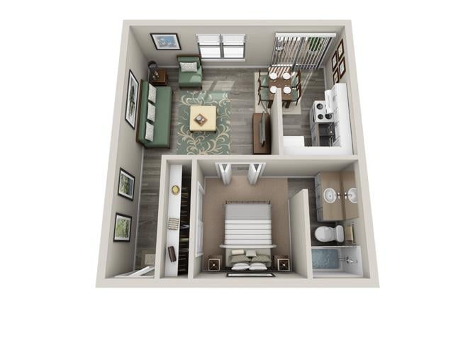 Studio floor plan