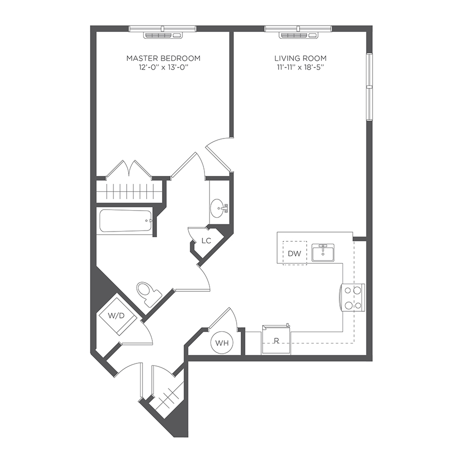 Residence E floor plan