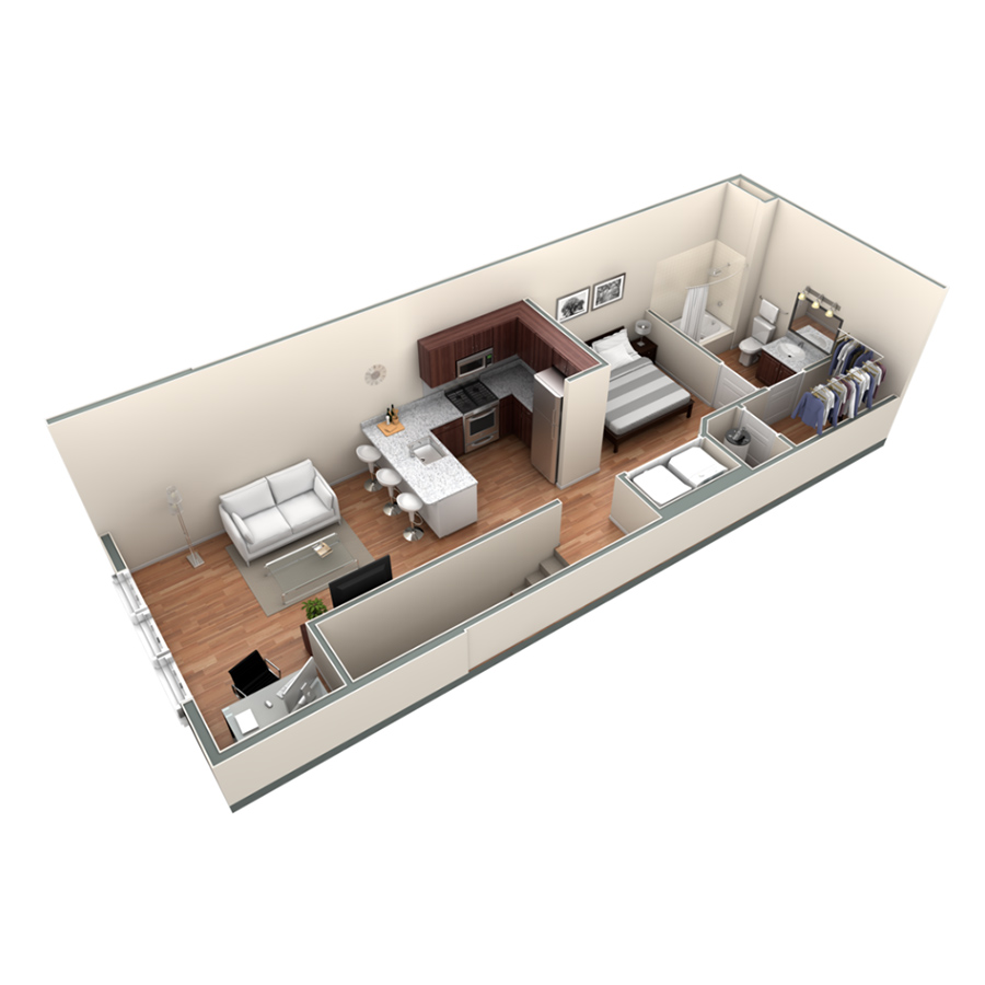 Studio Grand Overlook floor plan
