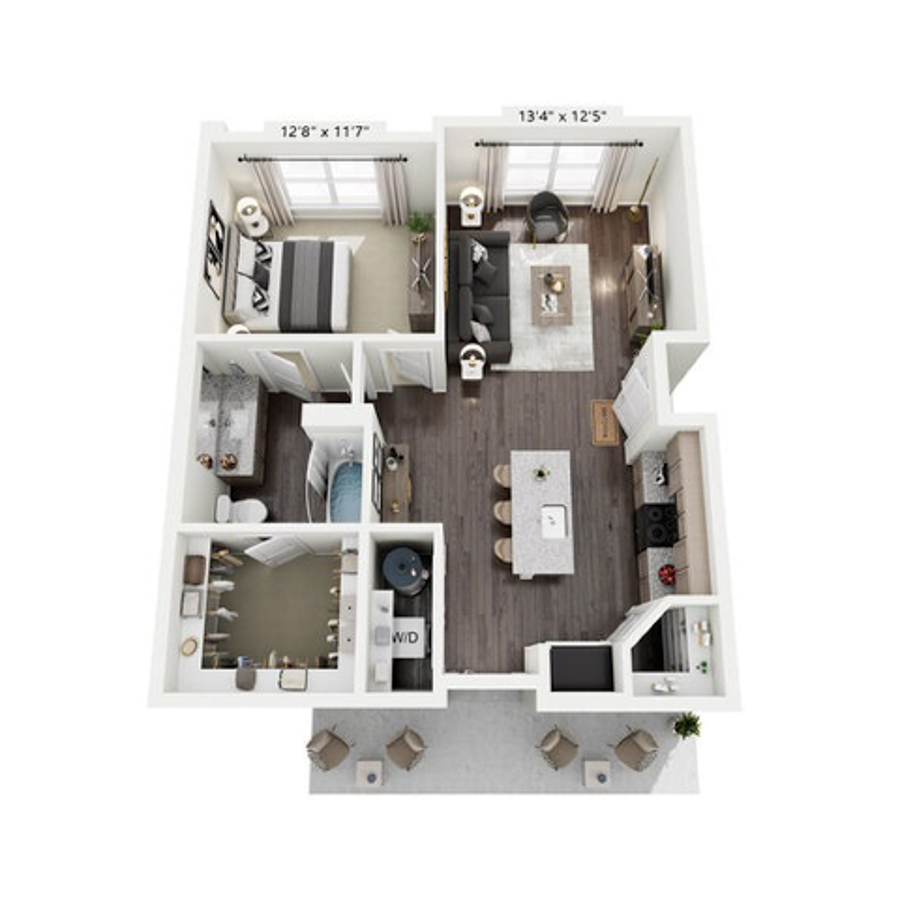 A1 floor plan