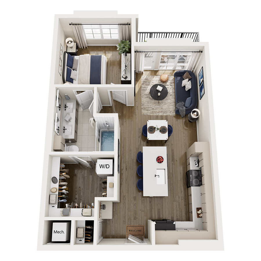 A1 floor plan