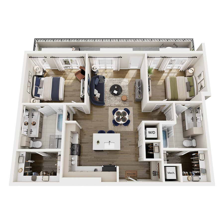 PH2 floor plan