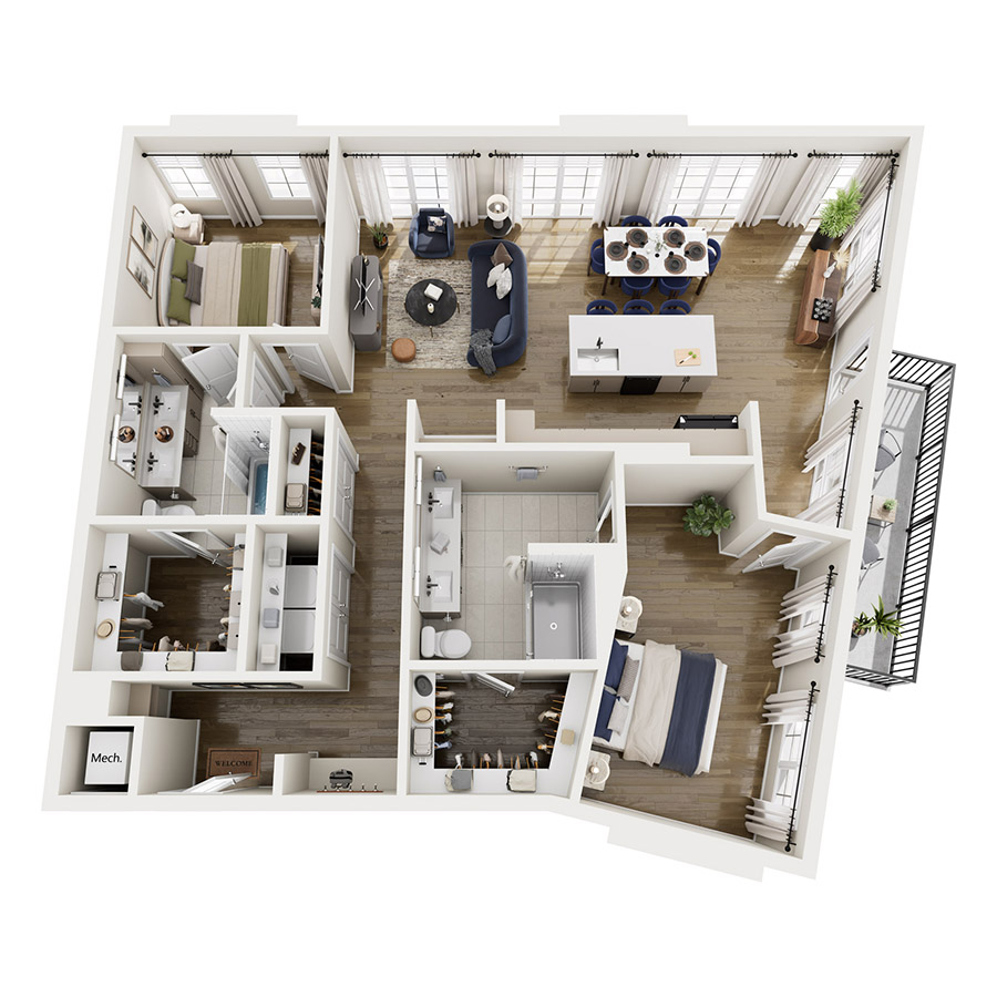 B2 floor plan