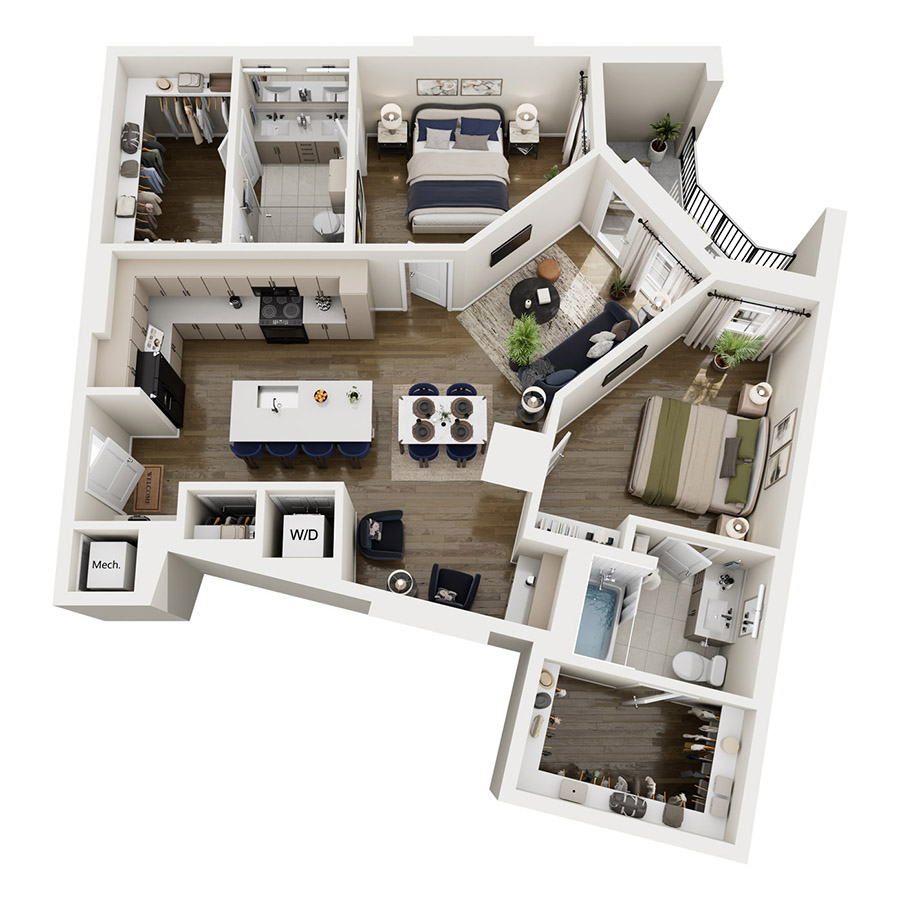 B6 floor plan
