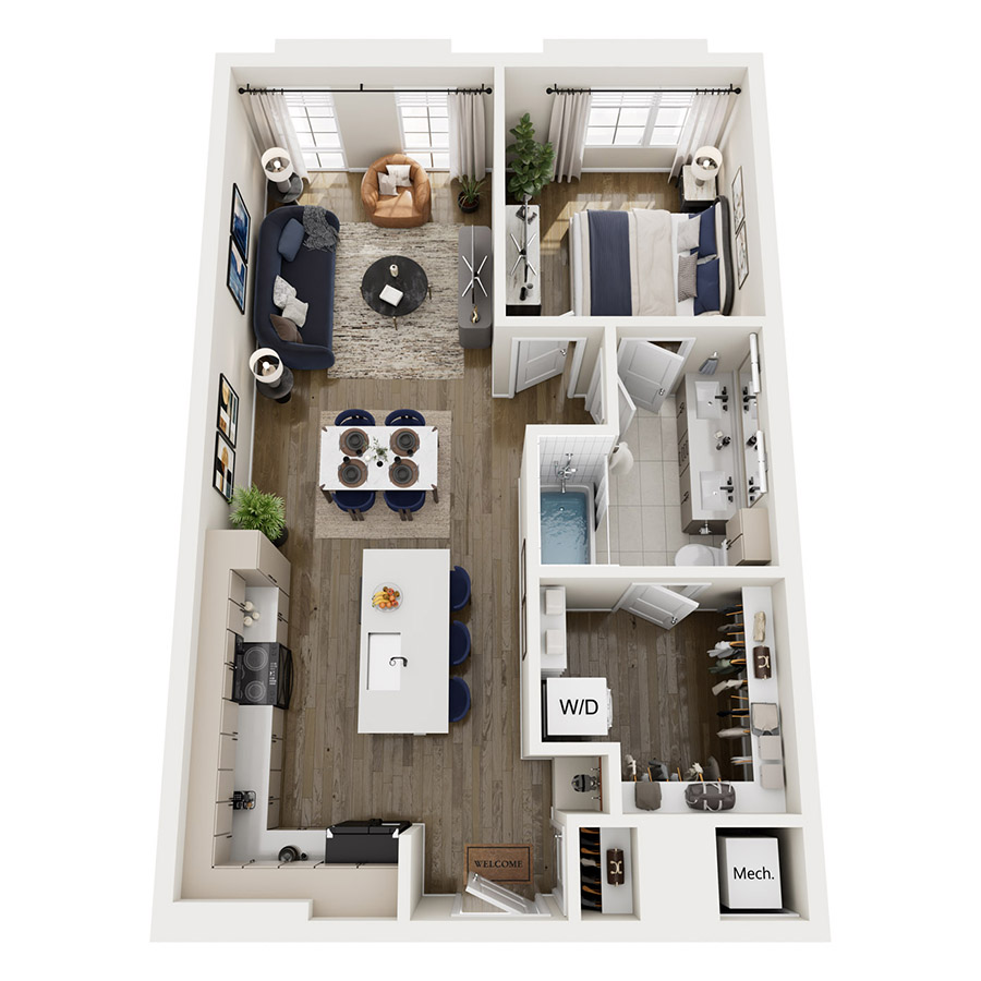 A6 floor plan