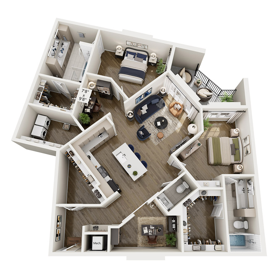 B4 floor plan