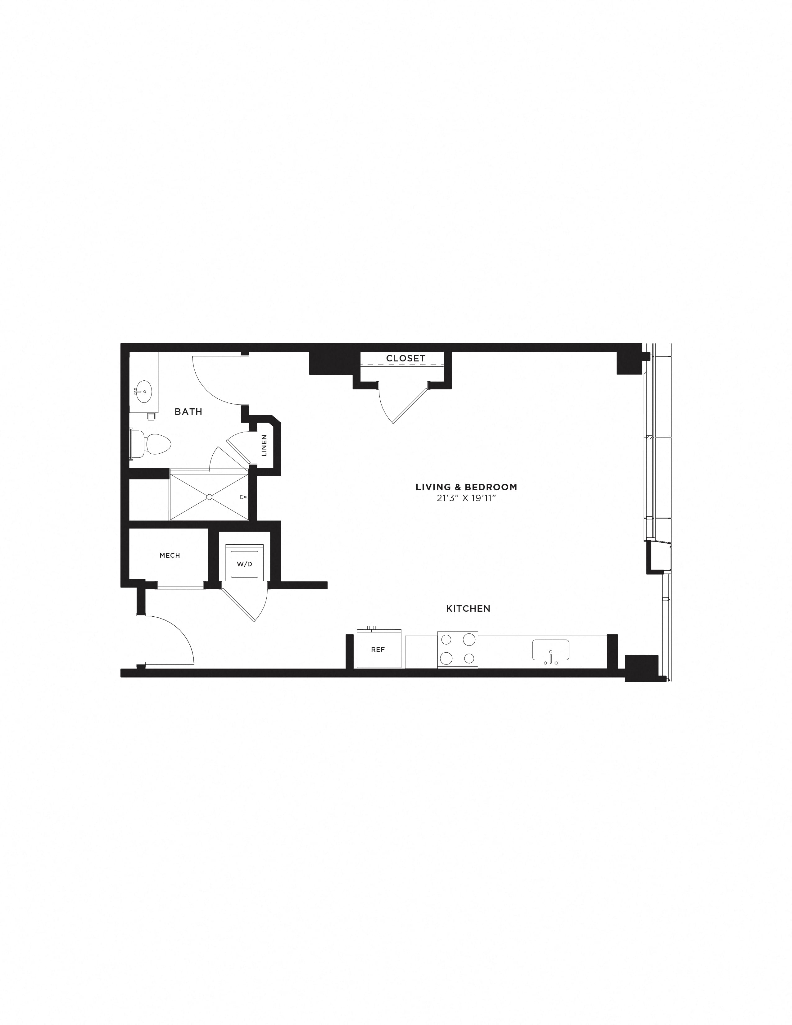 Studio-SB floor plan