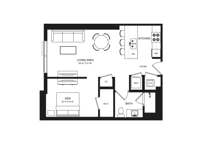 Studio-S6 floor plan