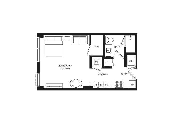 Studio-S1 floor plan
