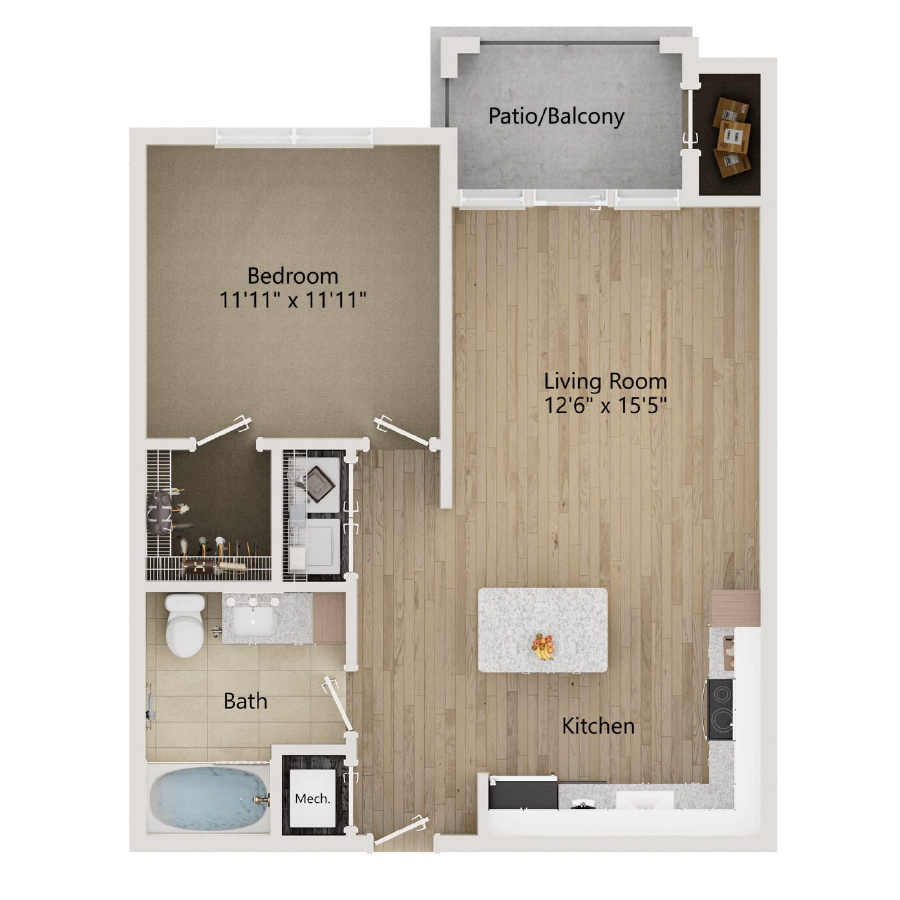 A1A floor plan
