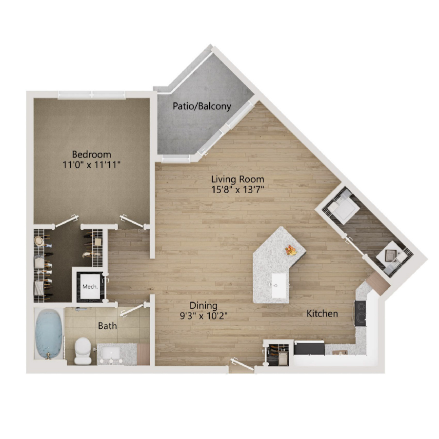 A2 floor plan