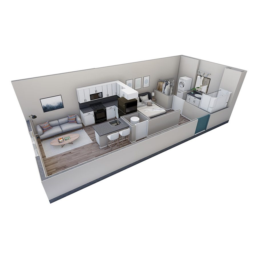 Studio Horizon Overlook floor plan