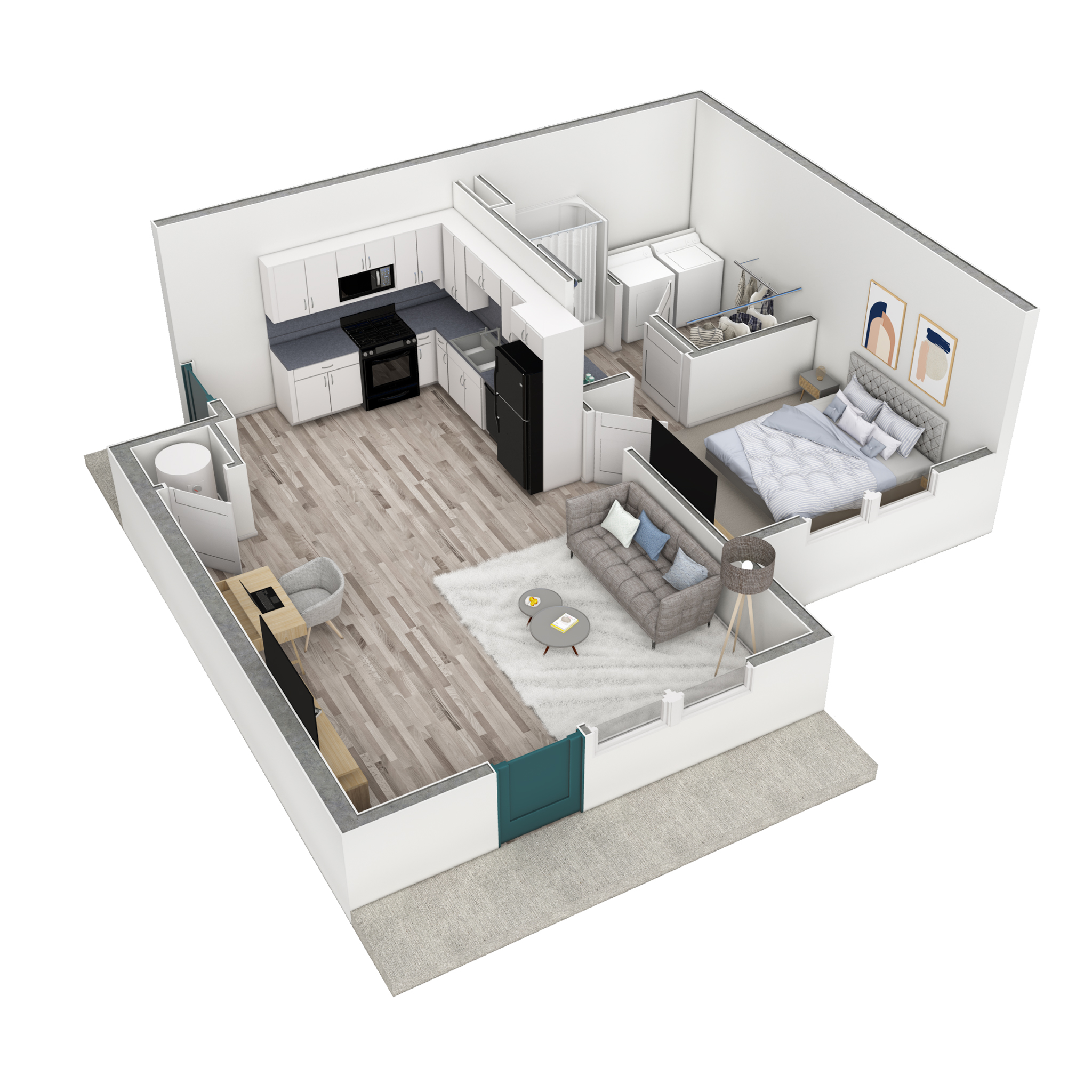 1 BR Premier Retreat Summit floor plan