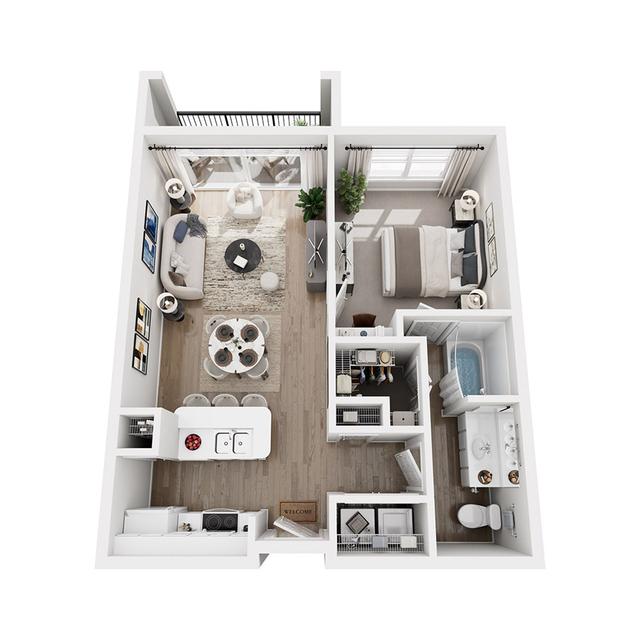 A1 floor plan