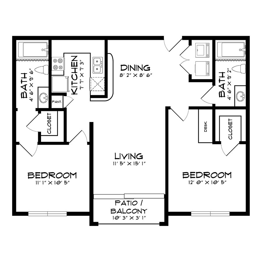 B1.1 floor plan