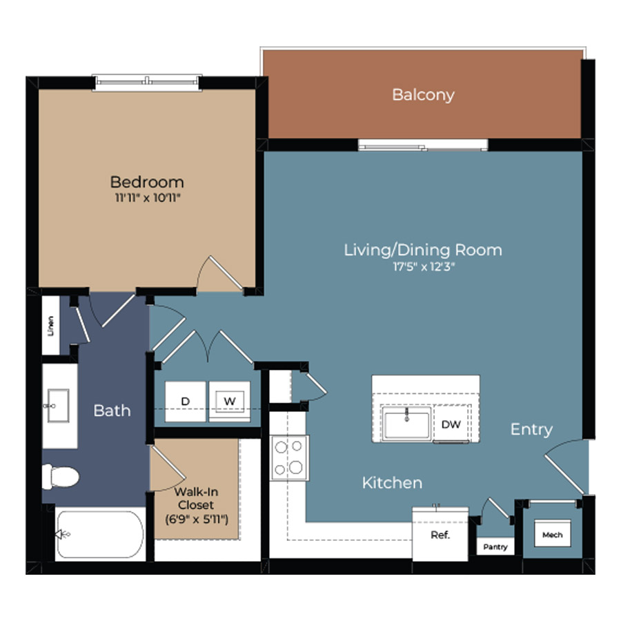 A1 floor plan