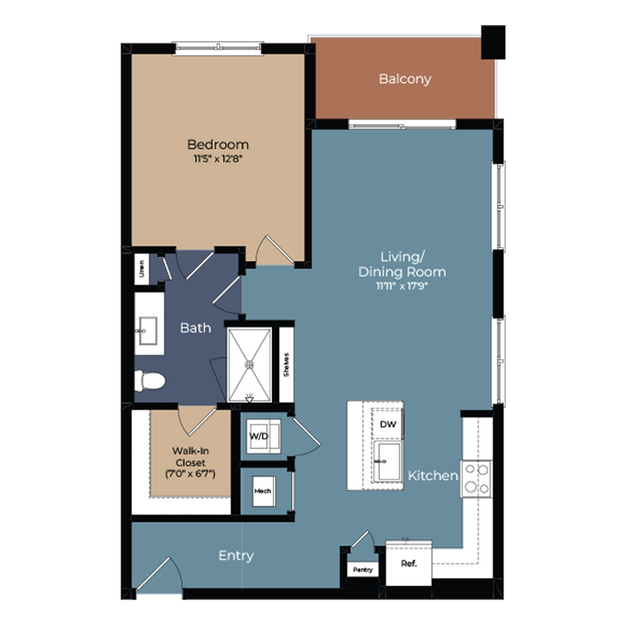 A2 floor plan