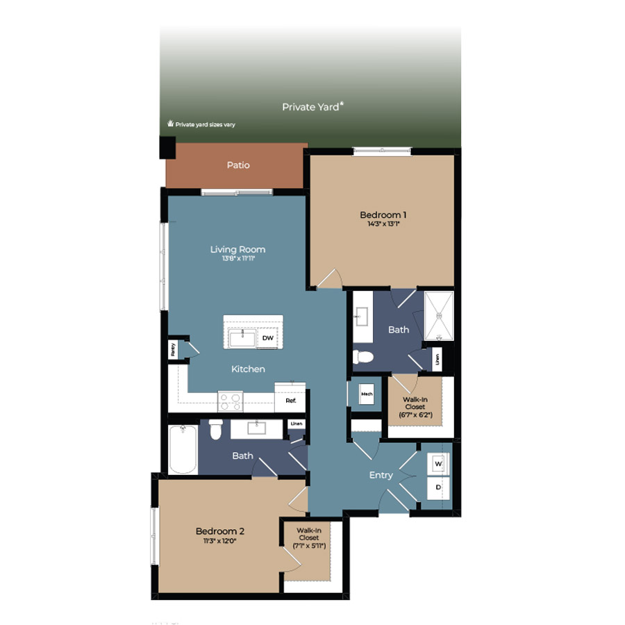 B1 (Yard) floor plan