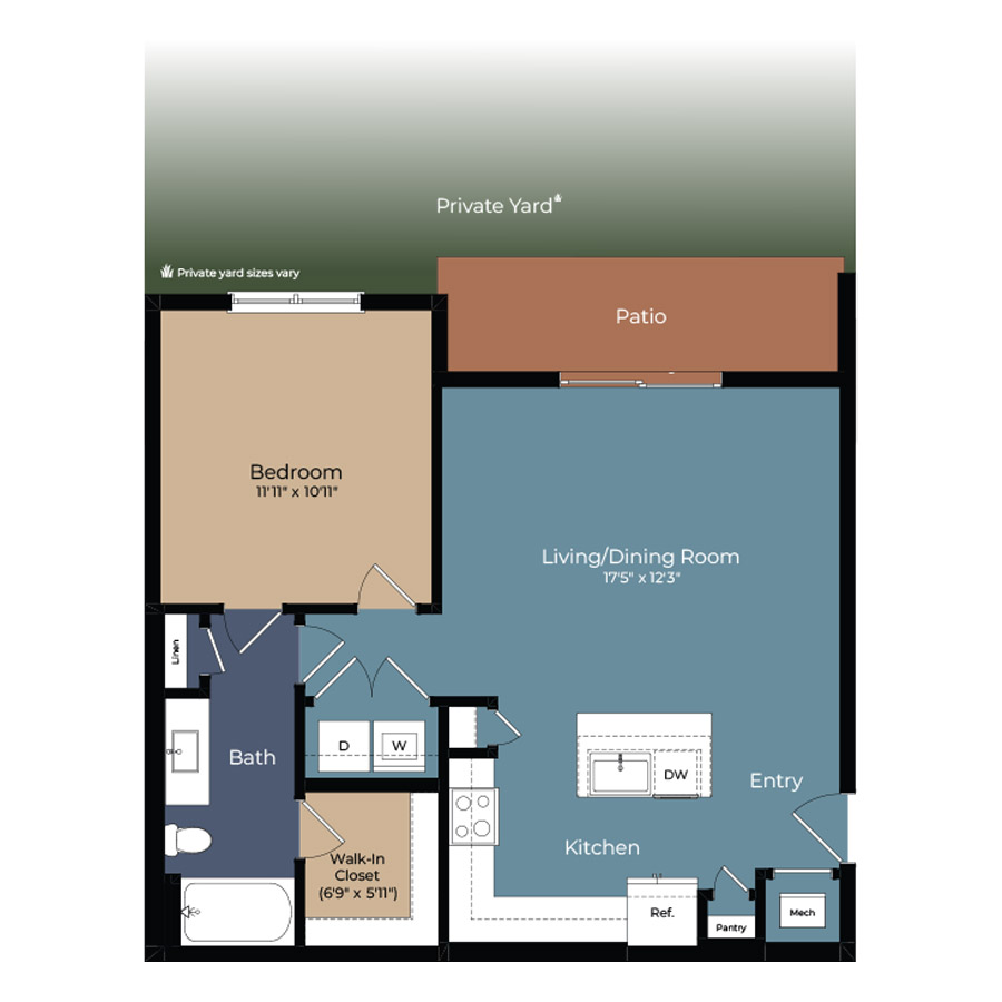 A1 (Yard) floor plan