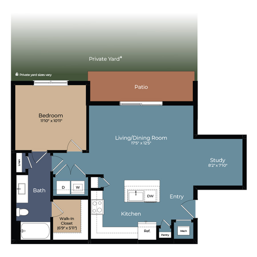 A4 (Yard) floor plan
