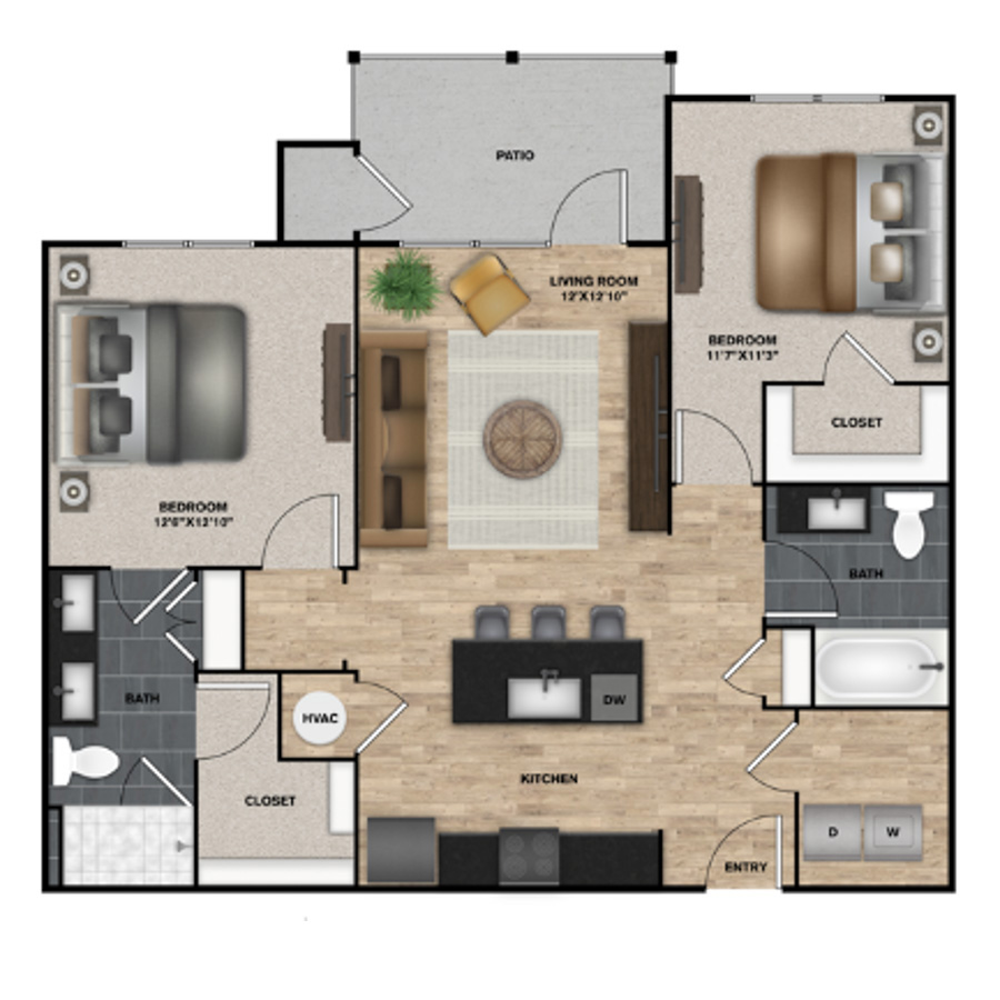B2 floor plan