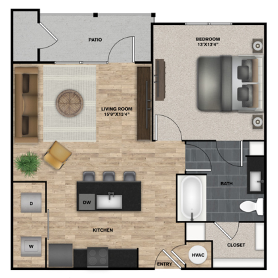 A2 floor plan