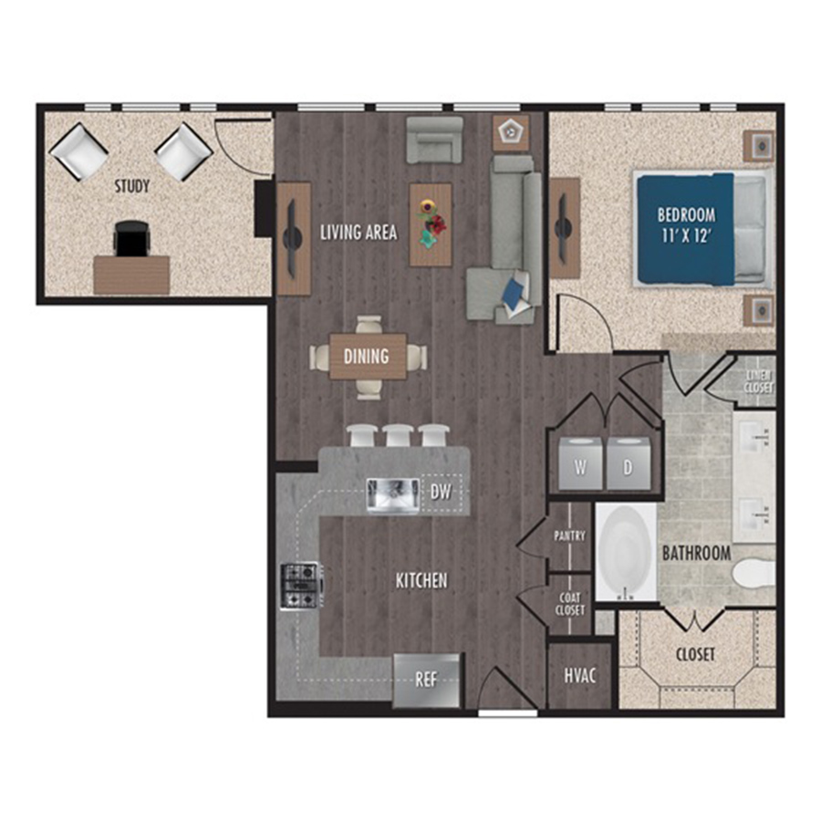 A6-1x1 floor plan
