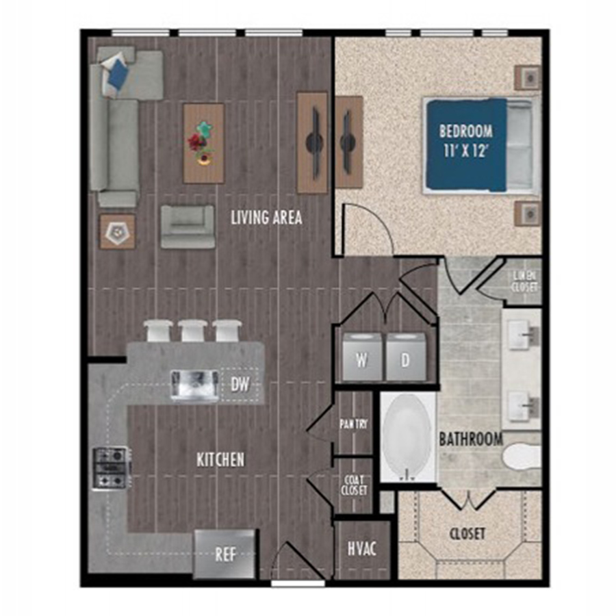 A4a-1x1 floor plan