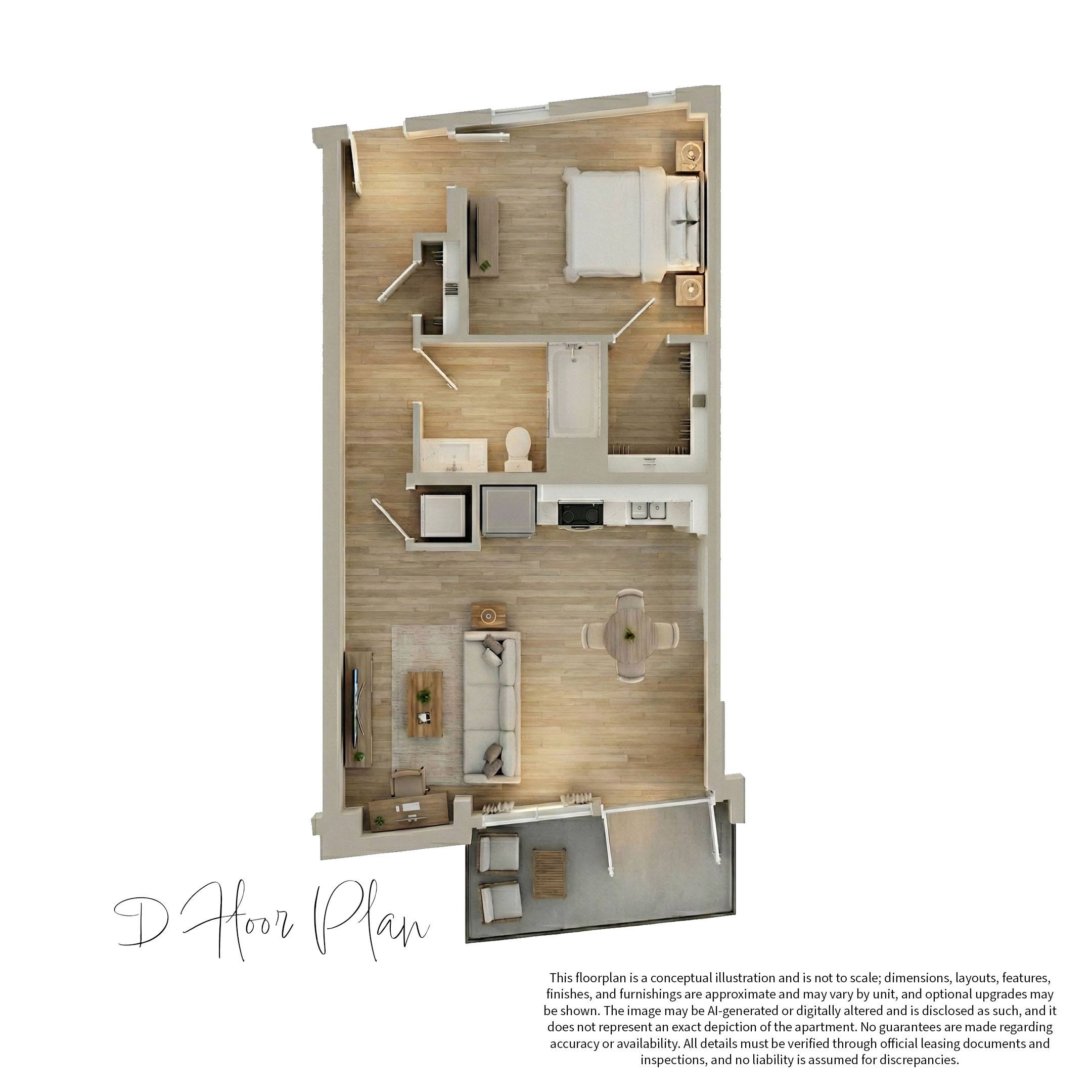 D floor plan