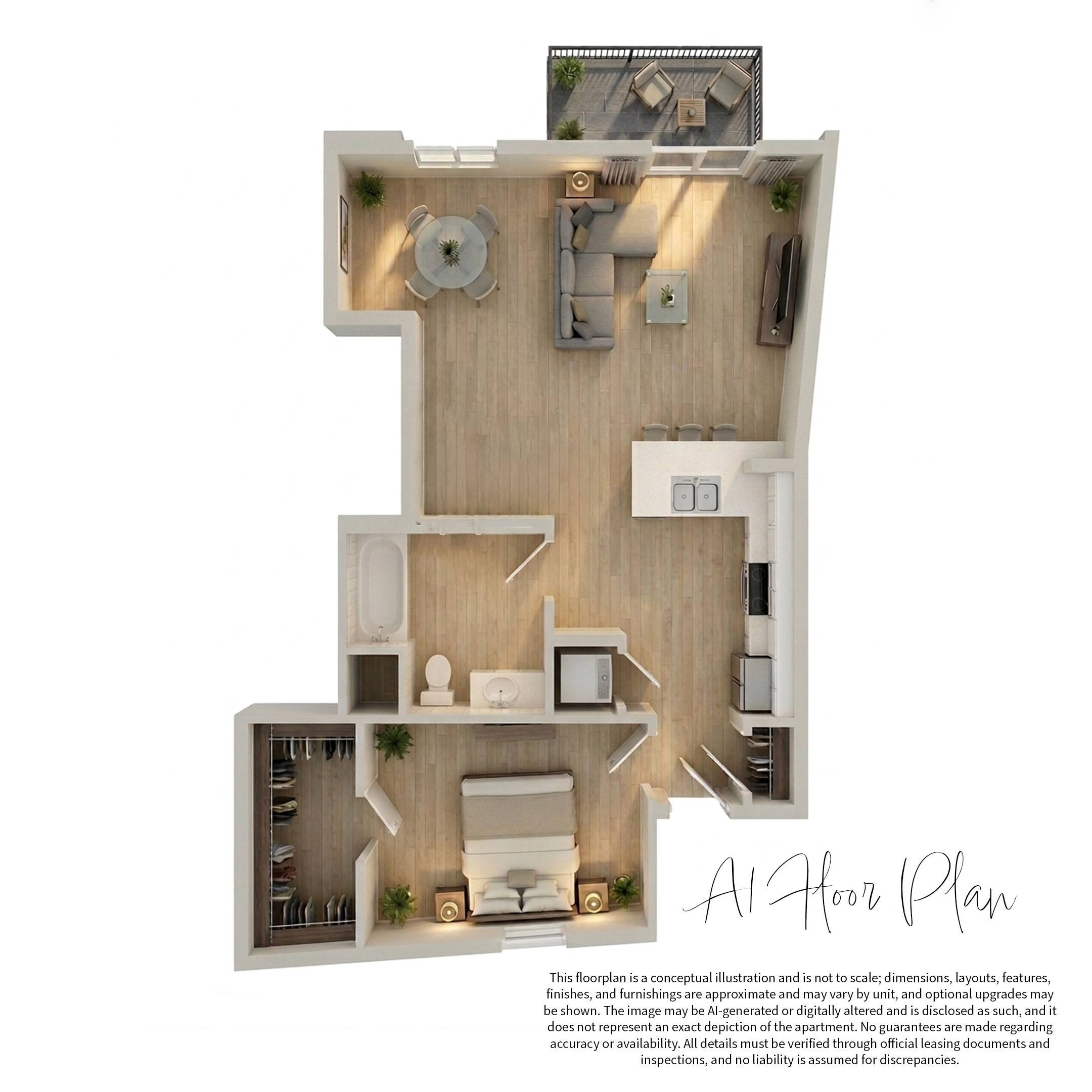 A1 floor plan