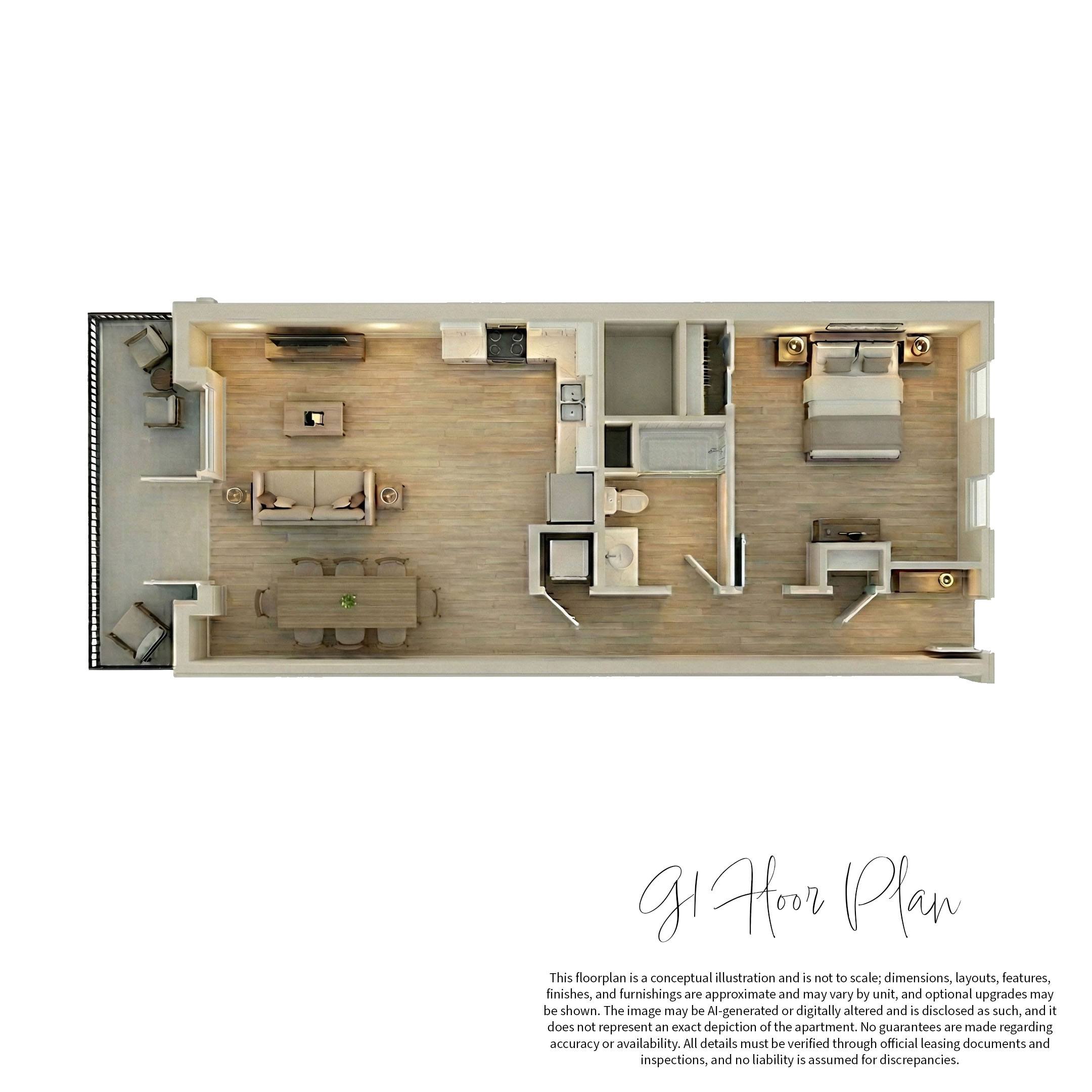 G1 floor plan