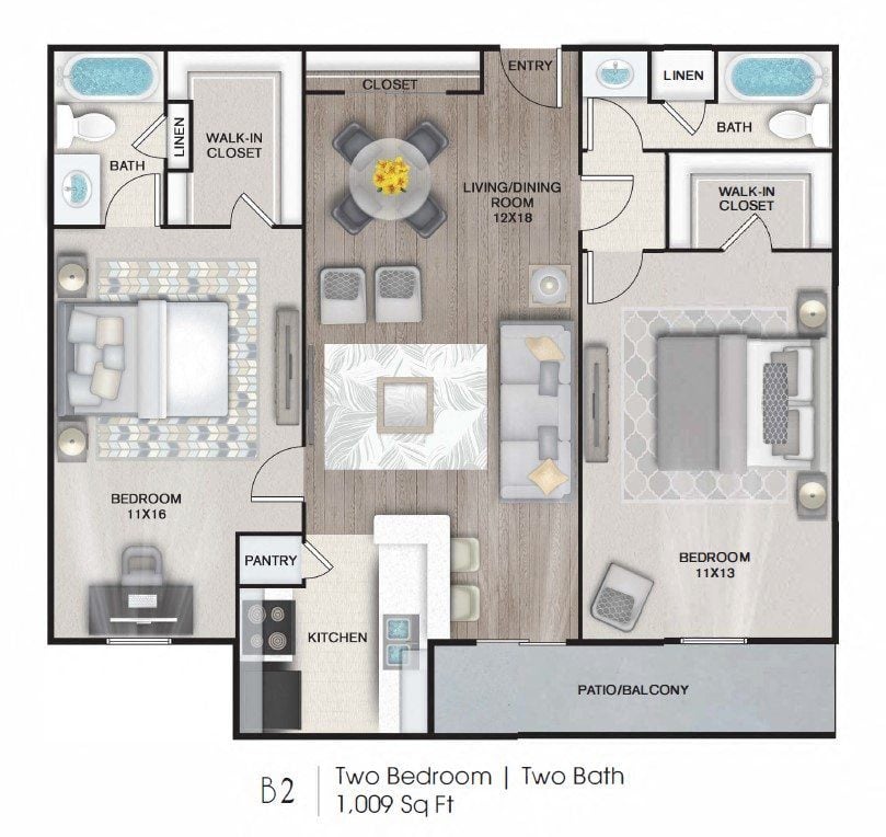 B2 floor plan