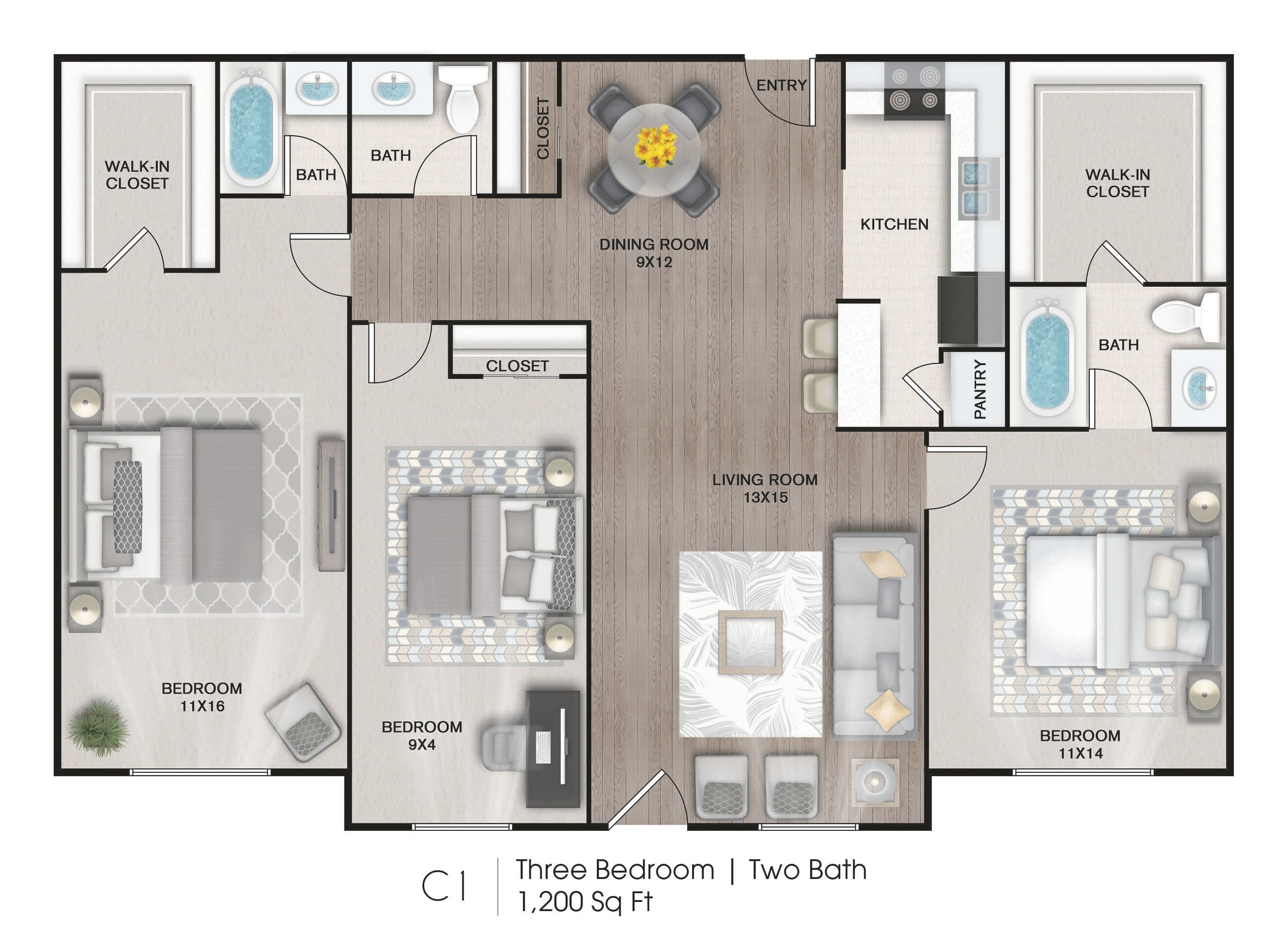 C1 floor plan