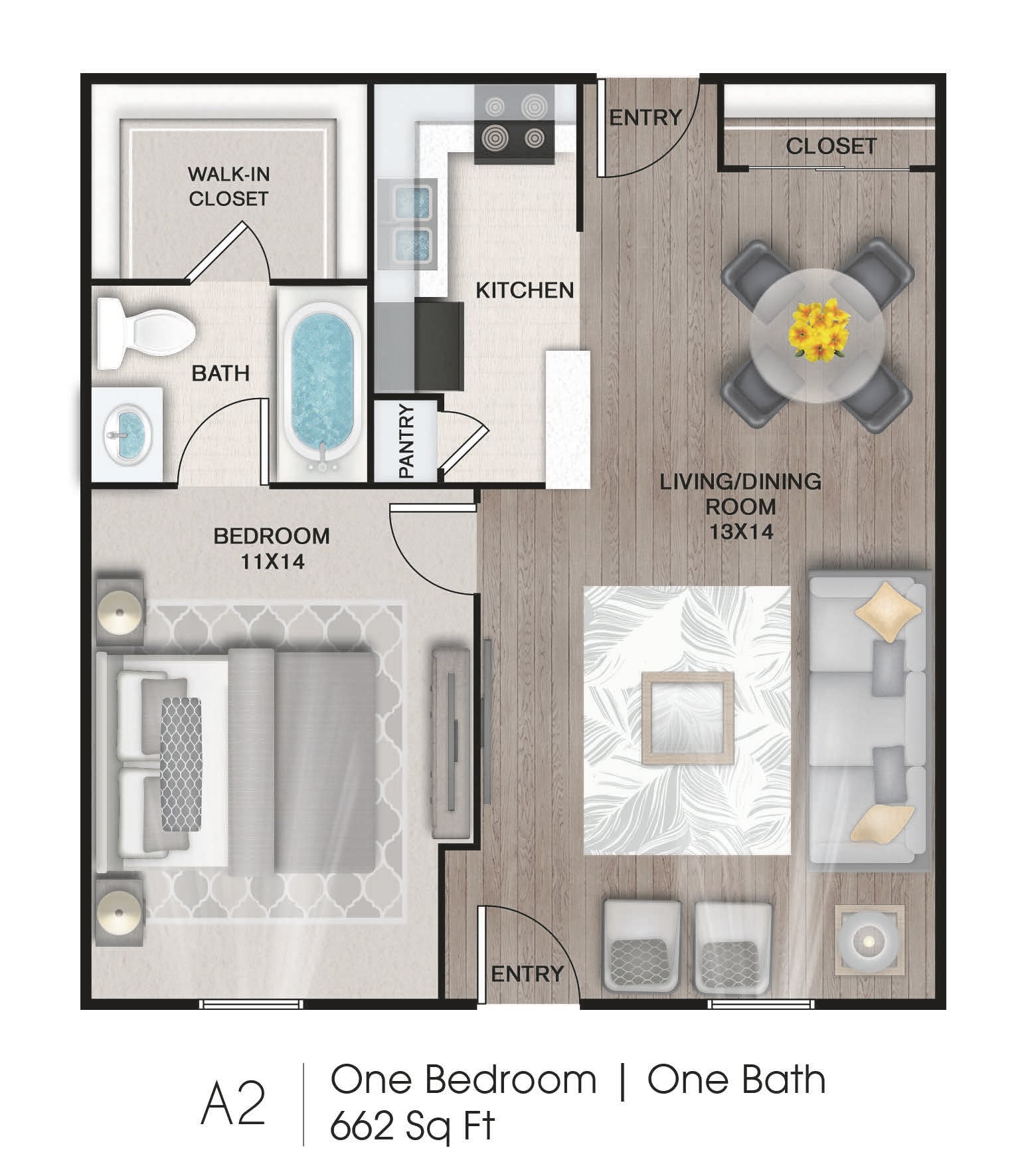 A2 floor plan