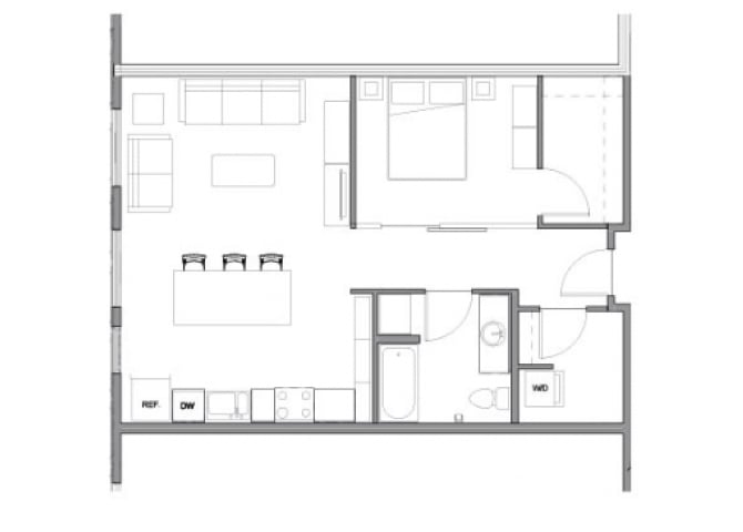 A-1D floor plan