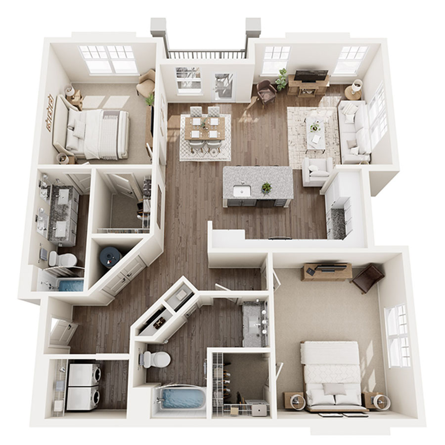 B2 floor plan