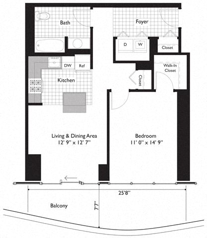 Unit 3112 floor plan