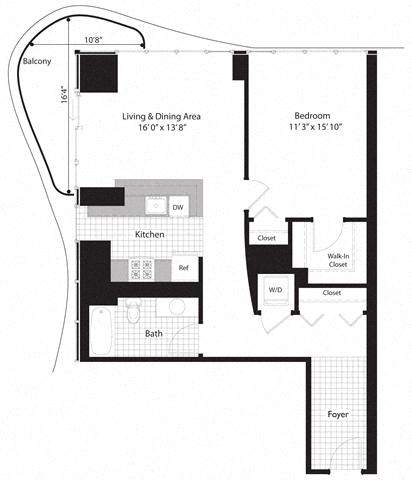 Unit 1903 floor plan