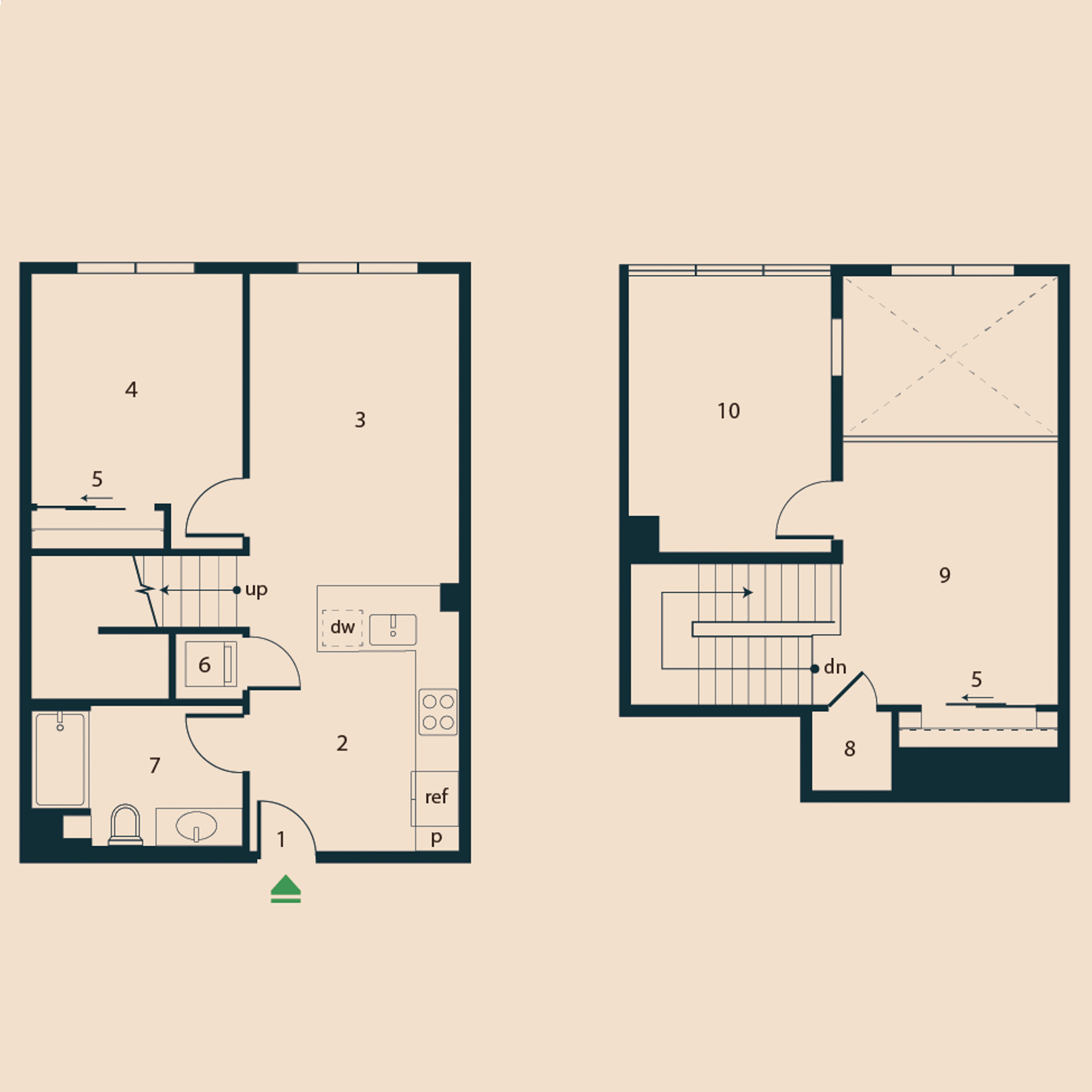 A1-M floor plan