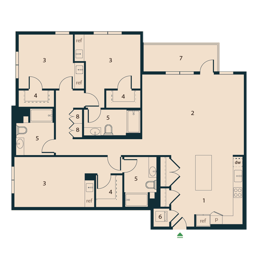 C1 floor plan