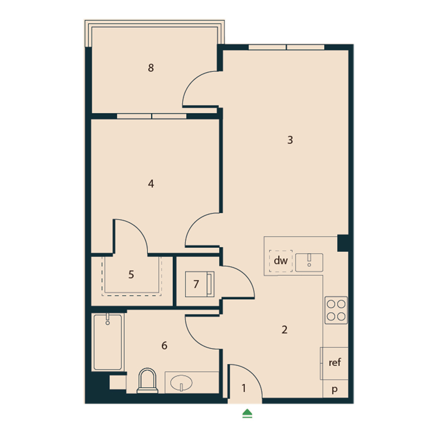 A1 floor plan