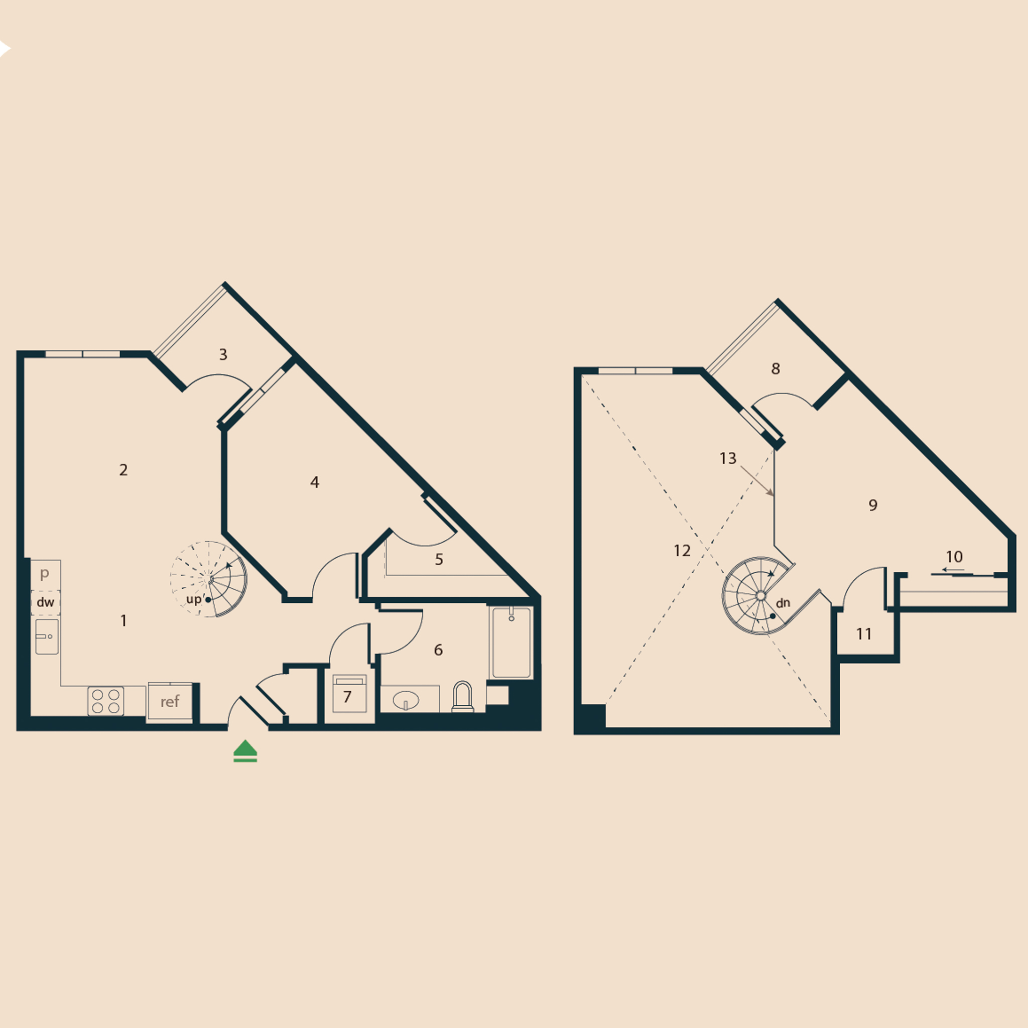 A2-M floor plan