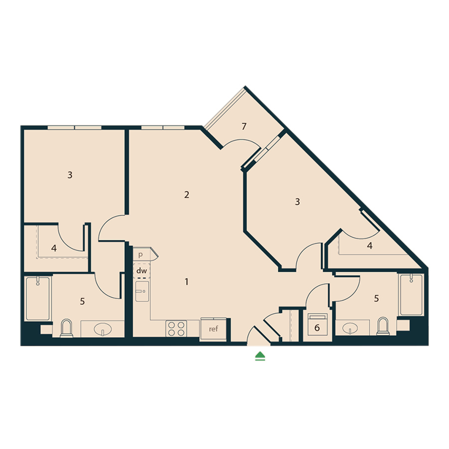 B2 floor plan
